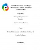 Teorías Motivacionales de Frederick Herzberg y de Douglas McGregor
