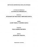 ESTUDIANTE DE PUBLICIDAD Y MERCADEO DIGITAL