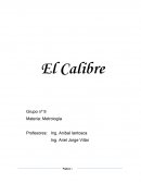 Metrologia. El Calibre