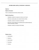 CALCULO DIFERENCIAL , informe sobre limites y continuidad