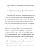 Cuál es la diferencia entre el conocimiento que obtenemos por la experiencia y el que obtenemos por transmisión?
