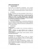 OBRAS PROVISIONALES
