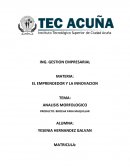 ANALISIS MORFOLOGICO. PRODUCTO: BROCHA PARA MAQUILLAR