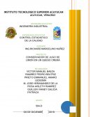 PROYECTO CONSERVADOR DE JUGO DE LIMON EN UN QUESO CREMA