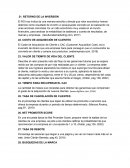 RETORNO DE LA INVERSIÓN