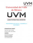 Responsabilidad social y desarrollo sostenible