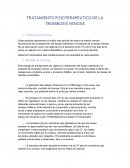 TRATAMIENTO FISIOTERAPÉUTICO DE LA TROMBOSIS VENOSA