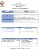PLAN DE ACTIVIDADES EN CASA GRADO 6