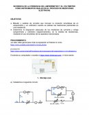 INCIDENCIA DE LA PRESENCIA DEL AMPERÍMETRO Y EL VOLTÍMETRO COMO INSTRUMENTOS REALES EN EL PROCESO DE MEDICIONES ELÉCTRICAS