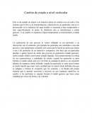 Cambio de estado a nivel molecular