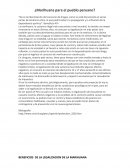 ¿Marihuana para el pueblo peruano?