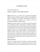 EL PROCESO DE LA VENTA. Empresa: FRUCTÉ Ltda