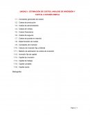 Análisis de inversión y capital