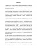 DIDACTICA. OBJETIVOS