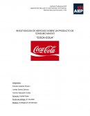 INVESTIGACION DE MERCADO SOBRE UN PRODUCTO DE CONSUMO MASIVO “COCA-COLA”