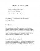 Los orígenes y transformaciones del mundo contemporáneo