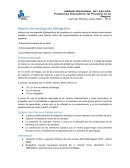 Reporte de investigación bibliográfica