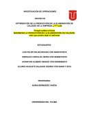 MAXIMIZAR LA PRODUCCIÓN EN LA ELABORACIÓN DE CALZADO