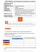 Características de los personajes en una historia