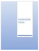 Planeación Fiscal