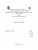 INFORME DE LABORATORIO INGENIERIA ELECTRONICA