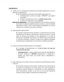 Organizacion. Cuestionario