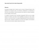 Innovación social Universitaria Responsable