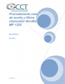 Procedimiento cambio de aceite y filtros chancador Nordberg MP 1250