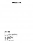 LA SINTAXIS