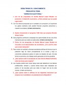 PREGUNTAS TEMA “DERECHO ELECTORAL”