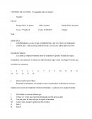 CONTROL DE LECTURA “El guardián entre el centeno”
