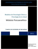 Modelos de Psicología Clínica y Psicología de la Salud . Módulo Psicoanalítico