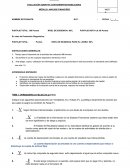 EVALUACIÓN SUMATIVA CONOCIMIENTOS/HABILIDADES