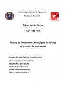 Análisis del Consumo de Alcohol para los jóvenes en el estado de Nuevo León