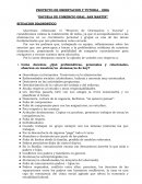PROYECTO DE ORIENTACION Y TUTORIA - 2006 “ESCUELA DE COMERCIO GRAL. SAN MARTIN”