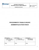 PROCEDIMIENTO TRABAJO SEGURO DESMONTAJE STOCK RACK