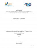 La ingenieria de sistemas como herramienta fundamental para la mejora el trasnporte publico en Popayan
