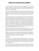 TEORÍA DE LA CLASE POLÍTICA ESPAÑOLA
