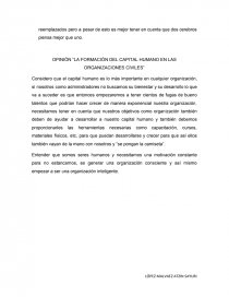 LA FORMACIÓN DEL CAPITAL HUMANO EN LAS ORGANIZACIONES CIVILES. Página 2