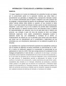 INFORMACION Y TECNOLOGIA DE LA EMPRESA COLOMBINA S.A