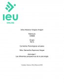 Corrientes Psicológicas actuales