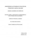 SINTESIS SOBRE LA IMPORTANCIA GUBERNAMENTAL EN EL PERIODO REVOLUCIONARIO.