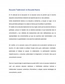 Escuela tradicional VS Escuela Nueva