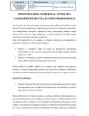 INVESTIGACIÓN COMERCIAL ANTES DEL LANZAMIENTO DE UNA ACCIÓN PROMOCIONAL