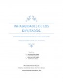 INHABILIDADES DE LOS DIPUTADOS