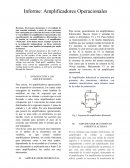 Informe: Amplificadores Operacionales