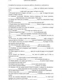 Prácticas del lenguaje 2° D Ejercicio de conectores. Página 1