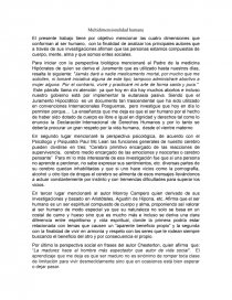 Multidimensionalidad humana. Página 1