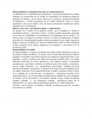 Responsabilidad de la administración sobre los estados financieros