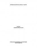 DIFERENCIAS ENTRE HUB, SWITCH Y ROUTER